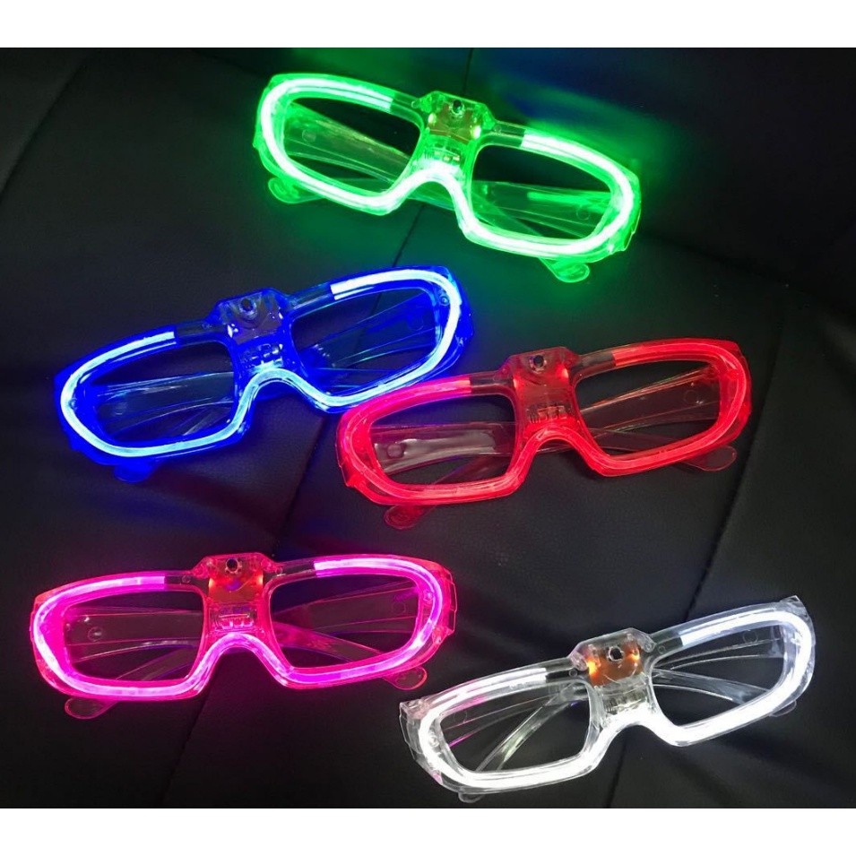 LED Glasses Light Party Sunglasses Blinds Shutter Glasses Glow in the Dark Neon Christmas Birthday Wedding发光眼镜(2381L) - Image 5