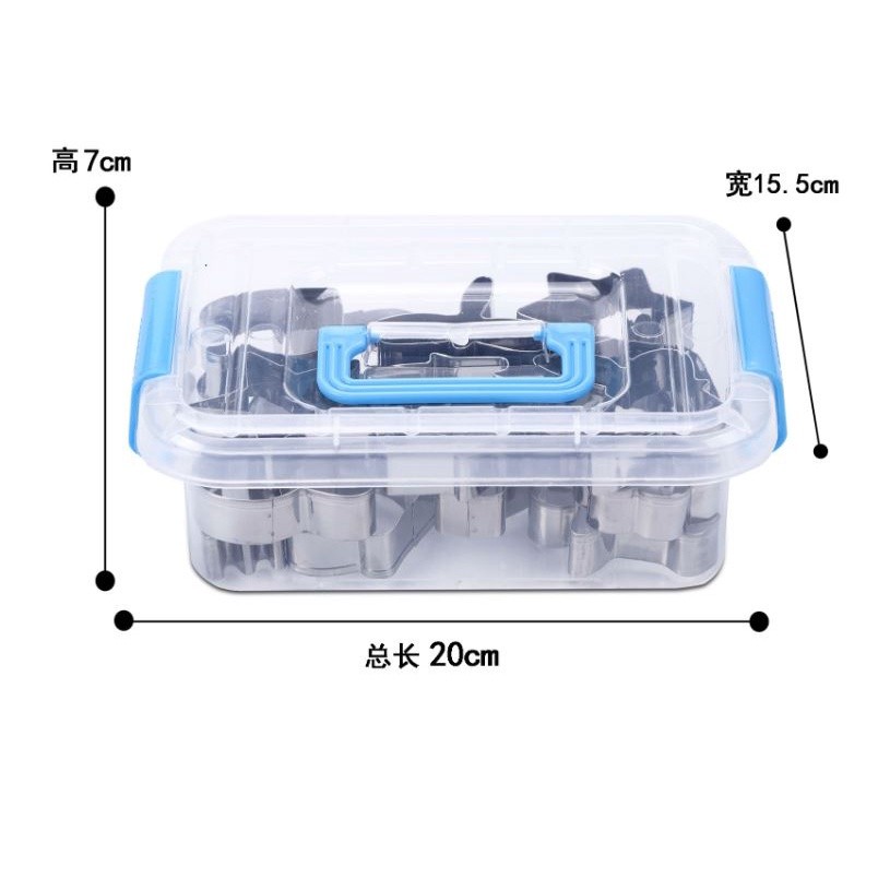 20pcs/set Biscuit Mould Stainless Steel Cake Tool Cookie Mould Fondant Stamps Cutters Specialized (2459L) - Image 8