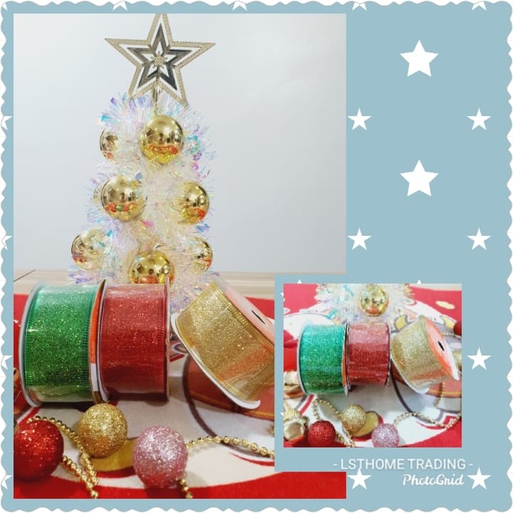3.8cm*2.70m Length Multi Colors Velvet Ribbons Flocking Webbing Flannel Flock Gold Ribbon for Christmas Decor(2652L)