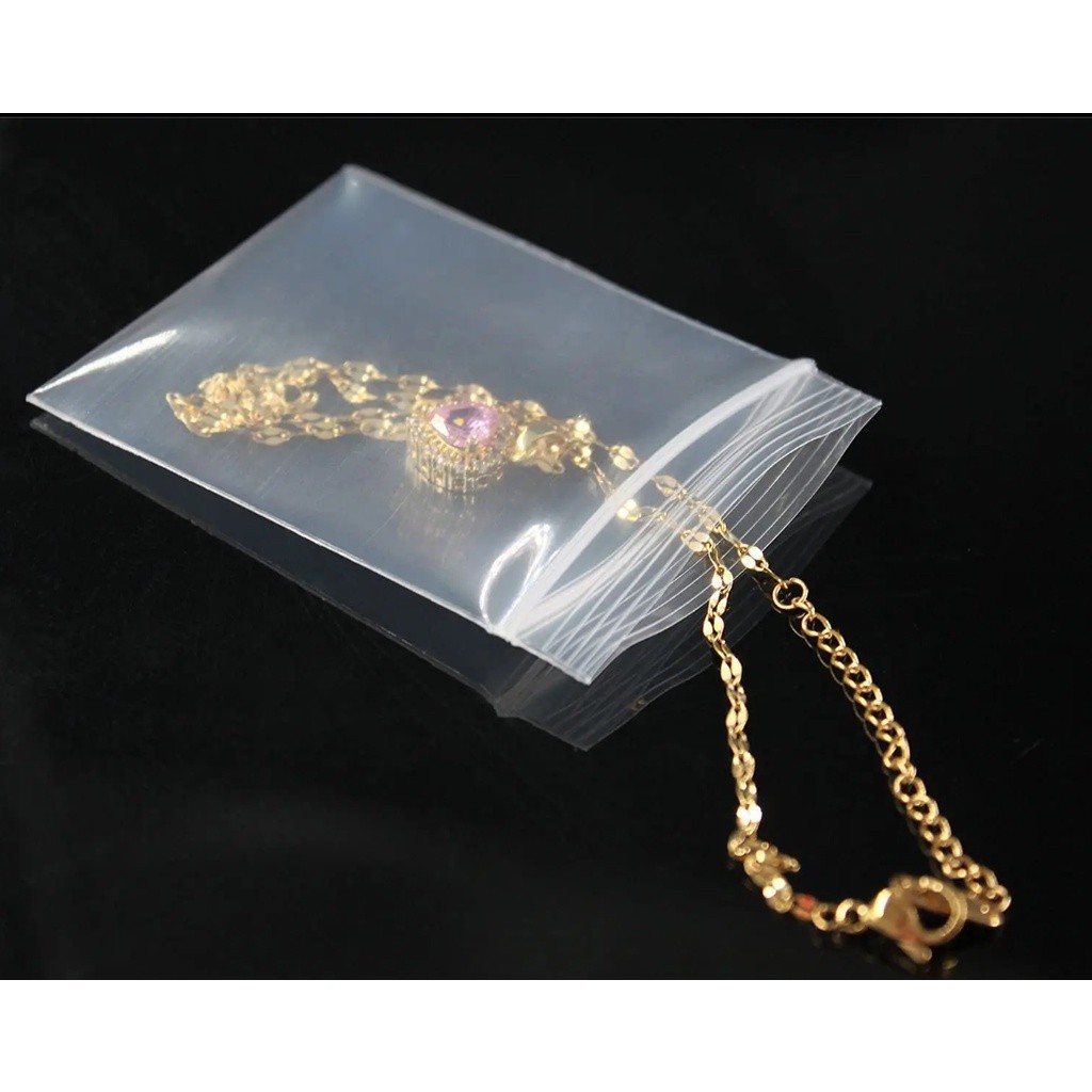 100pcs 4x6cm Plastic Sealing Bags Thicken Clear Resealable Zipper Lock Mini Bag Storage Jewelry Nuts Fresh 透明自封袋(2701L) - Image 4