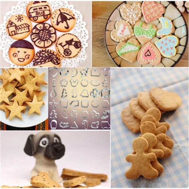 20pcs/set Biscuit Mould Stainless Steel Cake Tool Cookie Mould Fondant Stamps Cutters Specialized (2459L)