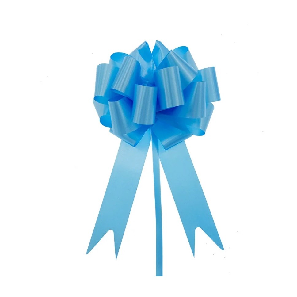 1pc Plastic Pull Bows for Gift Present Wrapping Christmas Bows for DIY Craft Box Baskets Decorations 立体球花手拉花(2769L) - Image 17