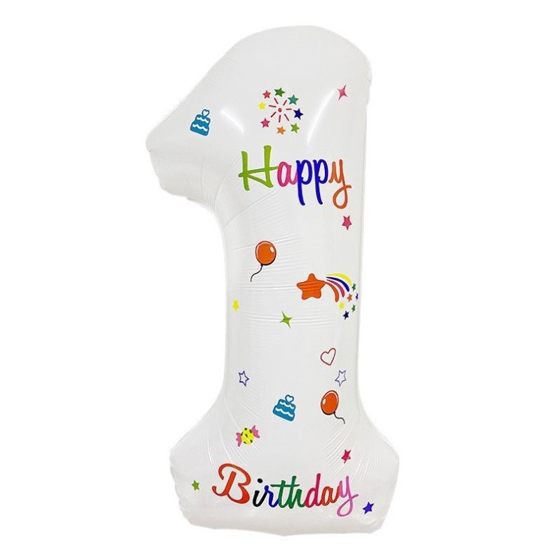 32Inch Number Balloons Wedding Party Birthday Decoration Digital Balloon Foil Balloon Baby Shower Decorations (2581L) - Image 4
