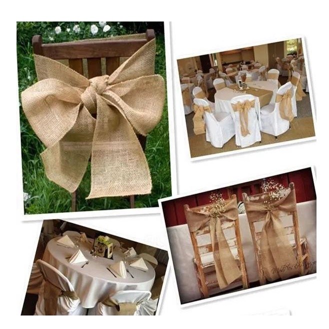3cm/5cm Natural Jute Burlap Ribbons for Crafts Vintage Rustic Wedding Party Decorative DIY Home Christmas Gift (2494L) - Image 3