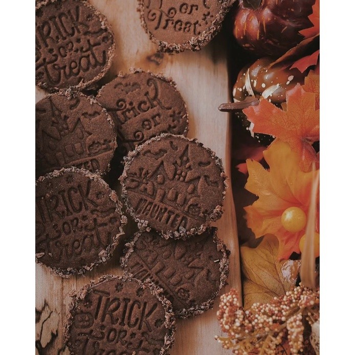 【 Dark Chocolate Cookies Mix 黑巧克力曲奇预拌粉】Double Choc Biscuit Premix 500g ready made 附食谱饼干粉 (2629L) - Image 3