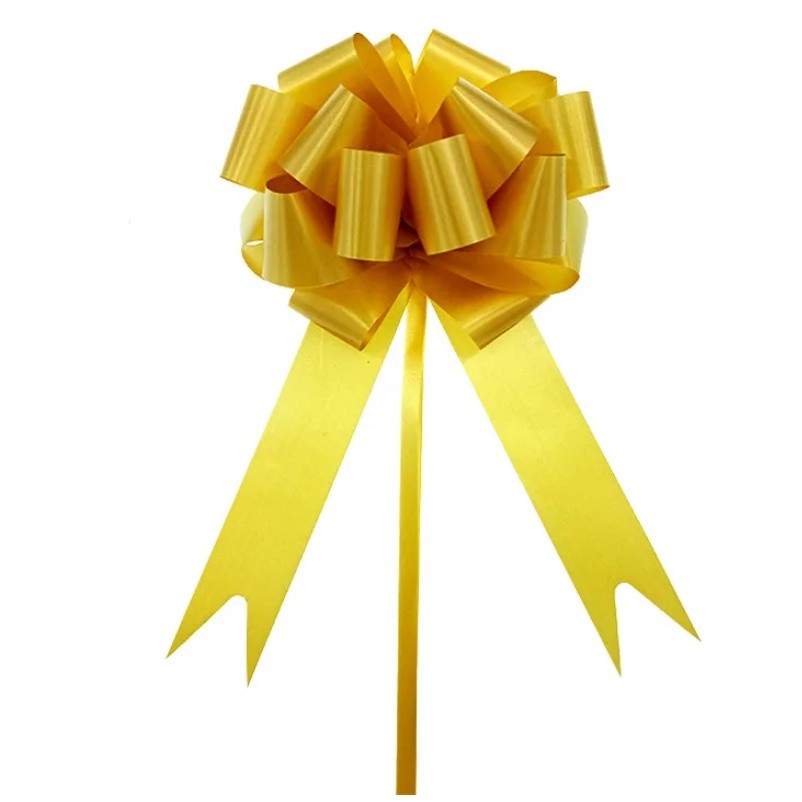 1pc Plastic Pull Bows for Gift Present Wrapping Christmas Bows for DIY Craft Box Baskets Decorations 立体球花手拉花(2769L) - Image 7