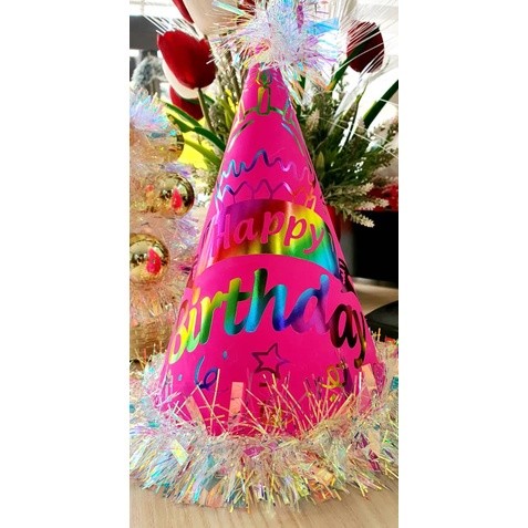1pc Party Dress Up Children's Birthday Hat Adult One-year-old Paper Laser Lace Hat Party Hat Birthday Party (2718L) - Image 6