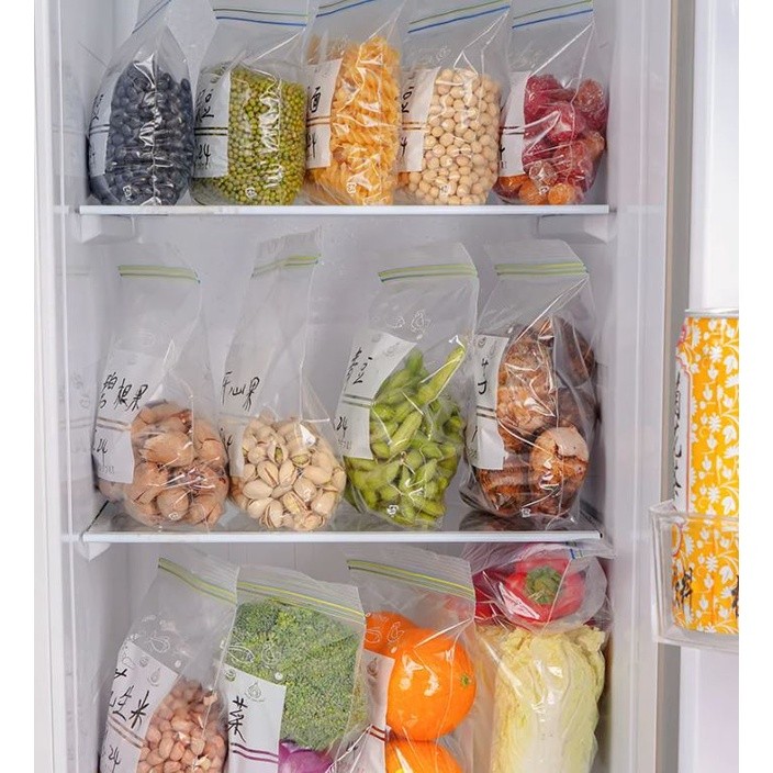 Refrigerator fresh-keeping bag food sealed transparent household fruit and vegetable food freezing special 保鲜密封袋(2707L) - Image 4