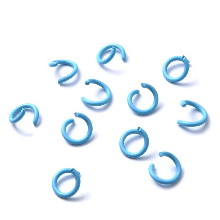 20pcs 8mm open Jump Rings Split Rings Connectors for DIY Jewelry Findings Making bracelet necklace earring (2502L) - Image 16