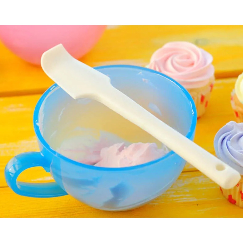 Butter Cream Stirring Scraper Durable Silicone Elbow Spatula Bean Paste Bending Spatula Kitchen 奶油霜搅拌烘培工具(2736L) - Image 4