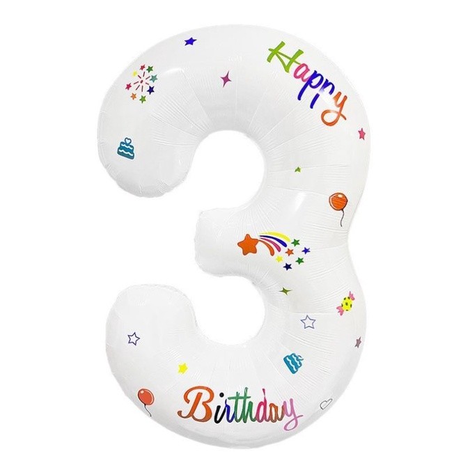 32Inch Number Balloons Wedding Party Birthday Decoration Digital Balloon Foil Balloon Baby Shower Decorations (2581L) - Image 6