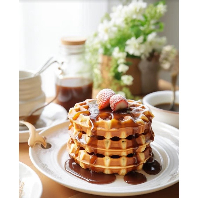 AB MAURI CRISPY WAFFLE MIX 1KG / TEPUNG WAFFLE SEGERA | 威化饼粉 | WAFFLE PREMIX (2640L) - Image 9