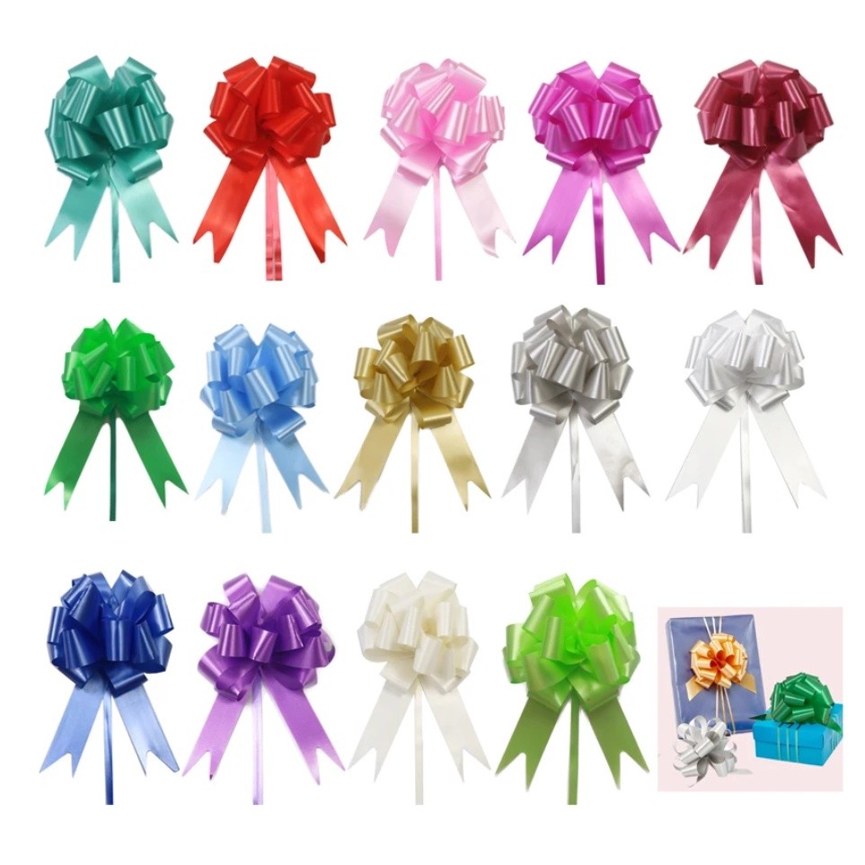 1pc Large Ribbon Pull Bows Pull Bows Gift Knot Ribbon Gift Pull Bows Large Pull Bow with Ribbon Pull Bows手拉花(2751L)