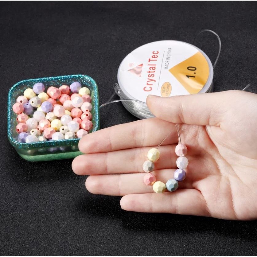 0.4-1mm Elastic Cord String Transparent Elastic Thread For Jewelry Making Diy Bracelet Necklace Beaded 水晶弹性线串珠(2493L) - Image 6