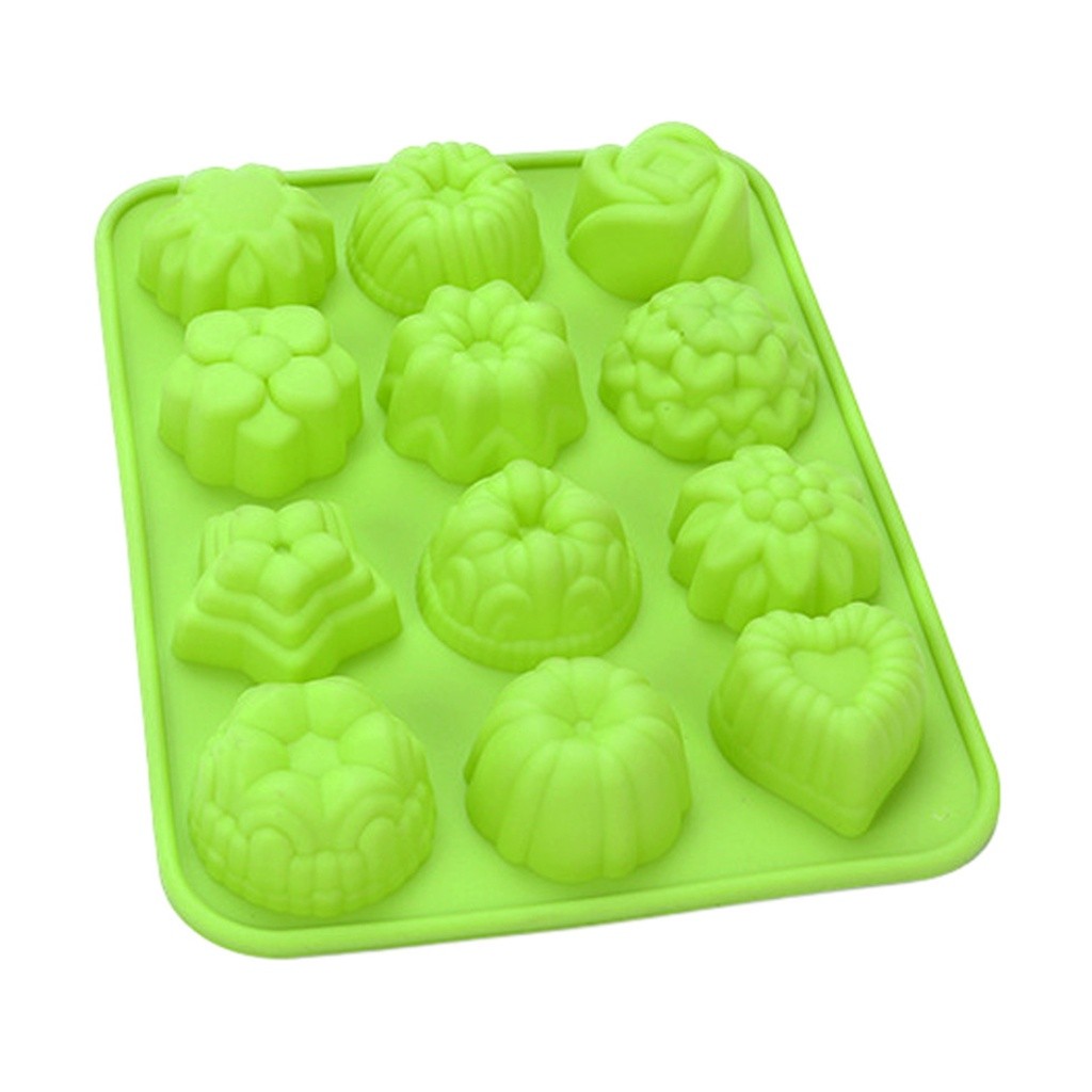 1pcs Cake Baking Mould Flower Shaped Silicone Mould DIY Handmade Candle Soap Moulds Mold Cake Baking Soap Molds (2387L) - Image 11