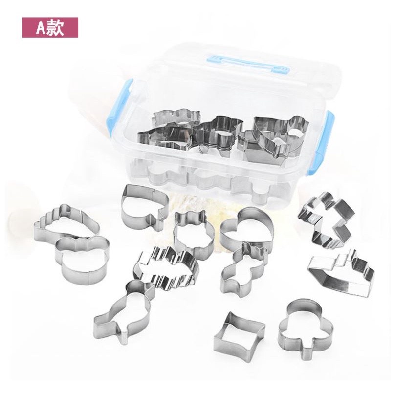 20pcs/set Biscuit Mould Stainless Steel Cake Tool Cookie Mould Fondant Stamps Cutters Specialized (2459L) - Image 2
