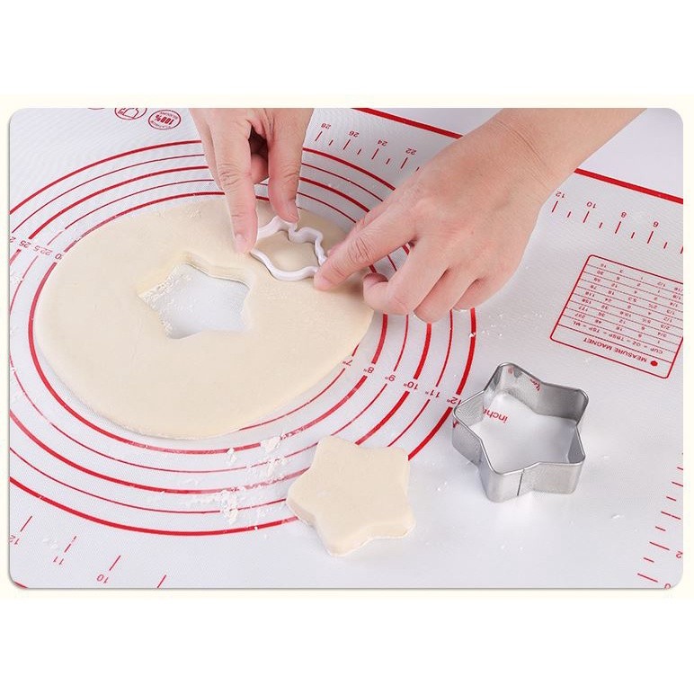 Silicone Mat Kitchen Kneading Dough Baking Mat Dough Pads Tools Sheet Accessories Cooking Tool (2447L) - Image 7