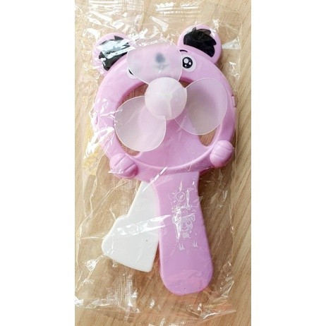1pc Mini Portable Fan Child Portable Hand Pressure Fan Cute Creative Cartoon Small Fan with Protective Cover手压小风扇(2389L) - Image 12