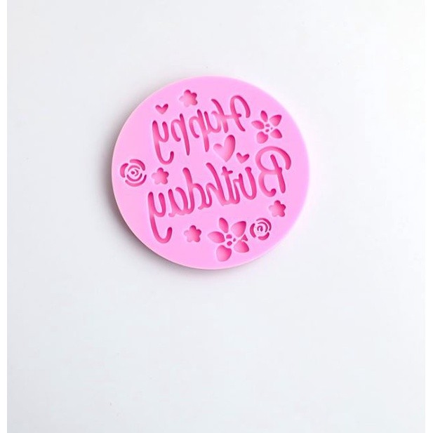 Acrylic Cookie Embosser Mold Happy Birthday Pattern Cake Stencil Fondant Icing Biscuit Mold Baking生日快乐凹凸蛋糕压模(2601L) - Image 13