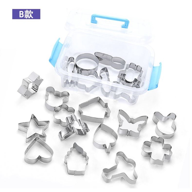 20pcs/set Biscuit Mould Stainless Steel Cake Tool Cookie Mould Fondant Stamps Cutters Specialized (2459L) - Image 5