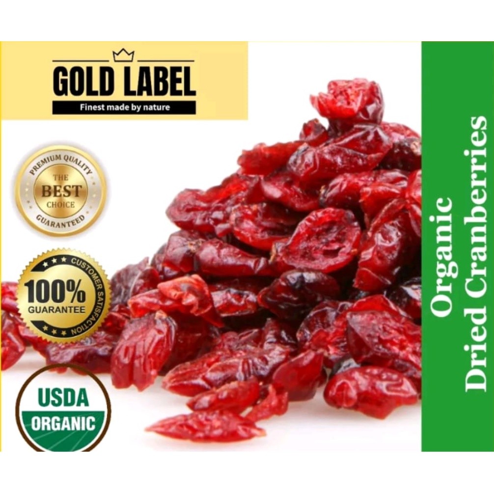 NATURAL Organic Dried Cranberries 天然曼越莓干(2458L)