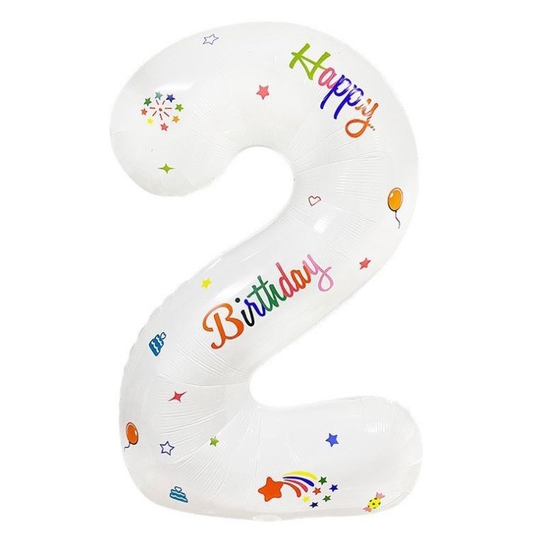 32Inch Number Balloons Wedding Party Birthday Decoration Digital Balloon Foil Balloon Baby Shower Decorations (2581L) - Image 5
