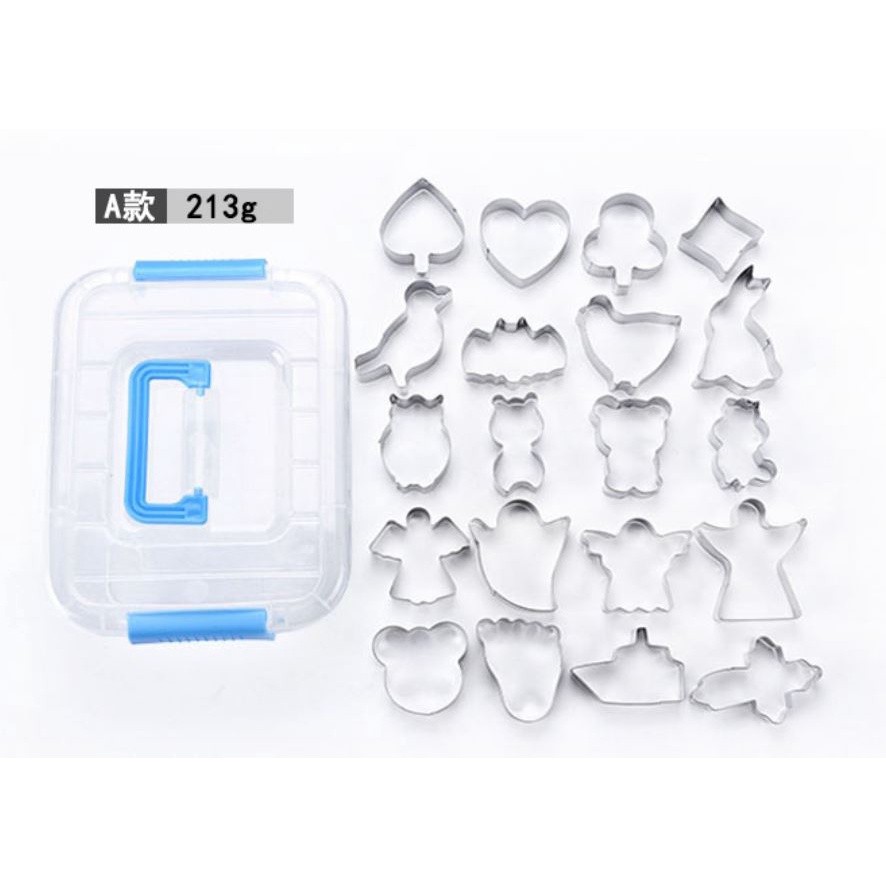 20pcs/set Biscuit Mould Stainless Steel Cake Tool Cookie Mould Fondant Stamps Cutters Specialized (2459L) - Image 3