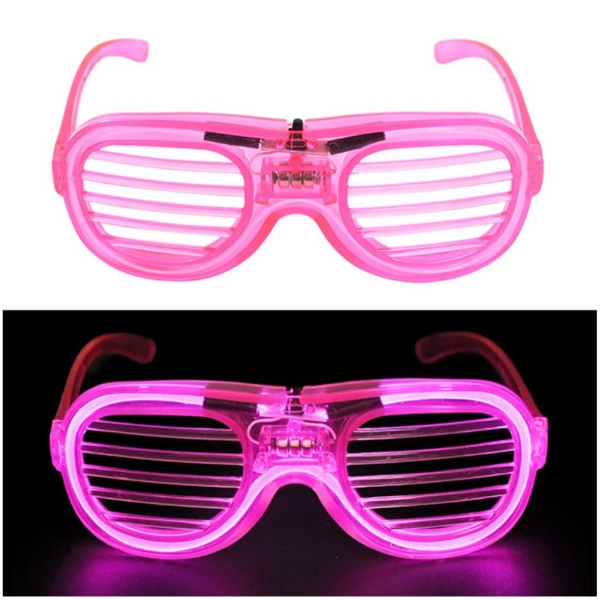LED Glasses Light Party Sunglasses Blinds Shutter Glasses Glow in the Dark Neon Christmas Birthday Wedding发光眼镜(2381L) - Image 14