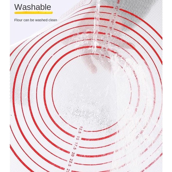 Silicone Mat Kitchen Kneading Dough Baking Mat Dough Pads Tools Sheet Accessories Cooking Tool (2447L) - Image 3