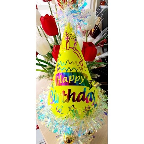 1pc Party Dress Up Children's Birthday Hat Adult One-year-old Paper Laser Lace Hat Party Hat Birthday Party (2718L) - Image 3