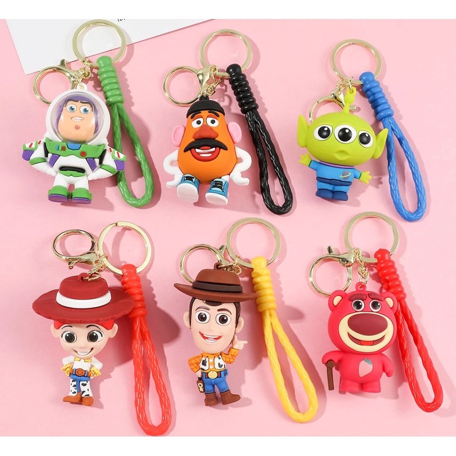 Creative and Exquisite Cartoon Marvel Anime Spider Man Batman Pendant Keychain Holder Keychain Car Keychain (2727L) - Image 8