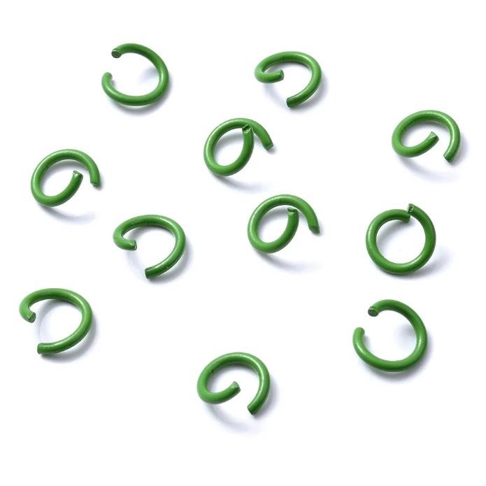 20pcs 8mm open Jump Rings Split Rings Connectors for DIY Jewelry Findings Making bracelet necklace earring (2502L) - Image 11