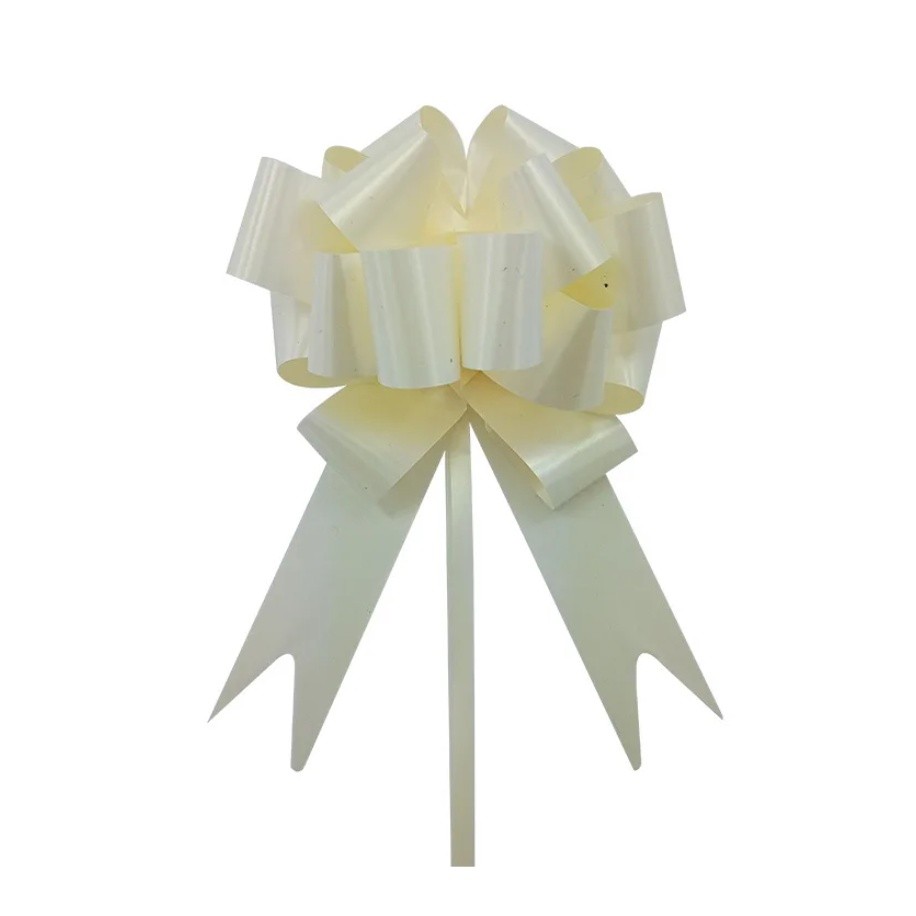 1pc Plastic Pull Bows for Gift Present Wrapping Christmas Bows for DIY Craft Box Baskets Decorations 立体球花手拉花(2769L) - Image 6
