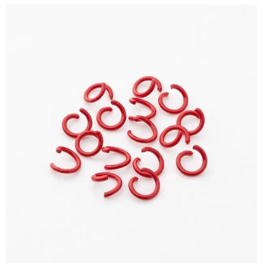 20pcs 8mm open Jump Rings Split Rings Connectors for DIY Jewelry Findings Making bracelet necklace earring (2502L) - Image 7