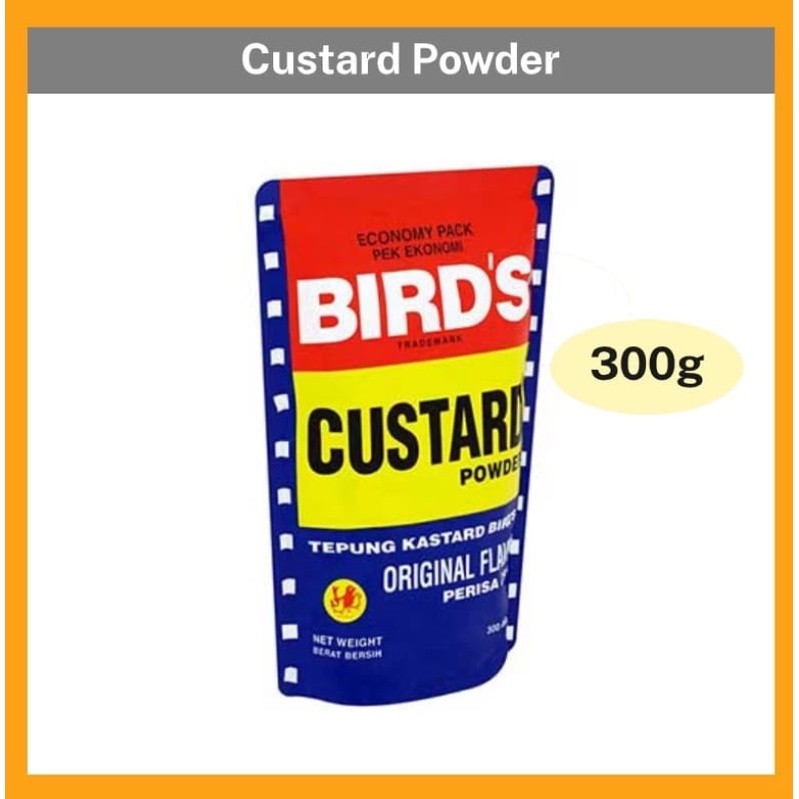 BIRD'S Custard Powder 300g Tepung Kastard 卡士达粉/蛋黄粉 (2595L)