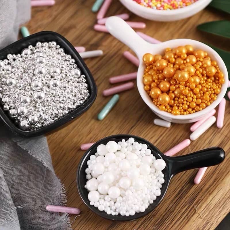 20g Wholesales Price Sprinkles Cake Decoration Halal Certified Gula Manik Kek Murah Cake Topping Sprinkle食用烘焙蛋糕糖珠(2620L) - Image 6