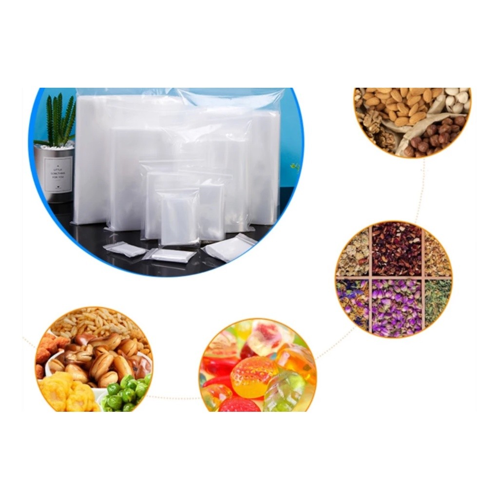 500pcs 8x12cm Transparent Small Ziplock Plastic Bags Jewelry Gift Food Reclosable Storage Bag Custom 透明自封袋(2704L) - Image 7