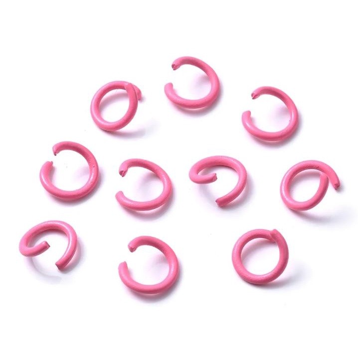 20pcs 8mm open Jump Rings Split Rings Connectors for DIY Jewelry Findings Making bracelet necklace earring (2502L) - Image 12