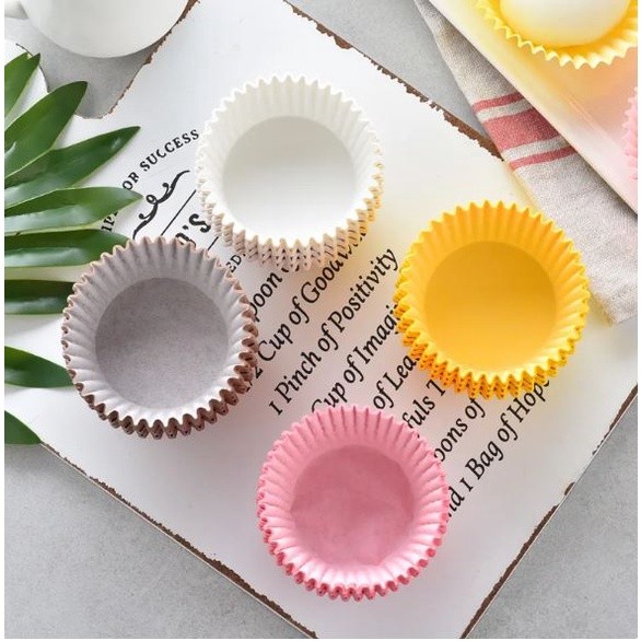 100Pcs Cake Paper Cups Mini/ Medium Colorful Chocolate Paper Liners Muffin Cases Cake Liner Baking Cup (2657L) - Image 2