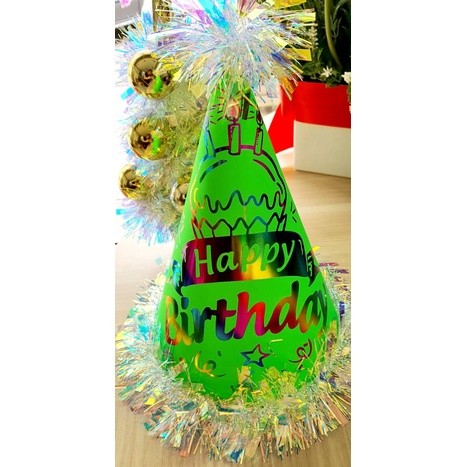 1pc Party Dress Up Children's Birthday Hat Adult One-year-old Paper Laser Lace Hat Party Hat Birthday Party (2718L) - Image 4