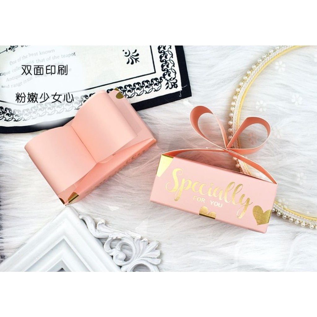 1pc Bow Paper Box As Soap Cookie Candy Little Gift Packaging Raya New Year Christmas Wedding曲奇饼干巧克力包装盒(2765L) - Image 10