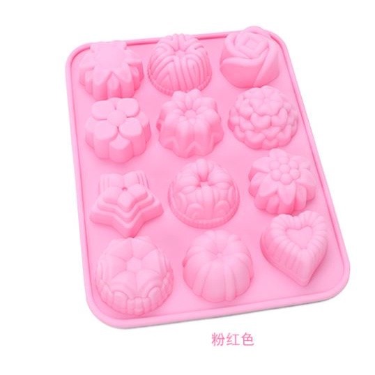 1pcs Cake Baking Mould Flower Shaped Silicone Mould DIY Handmade Candle Soap Moulds Mold Cake Baking Soap Molds (2387L) - Image 10