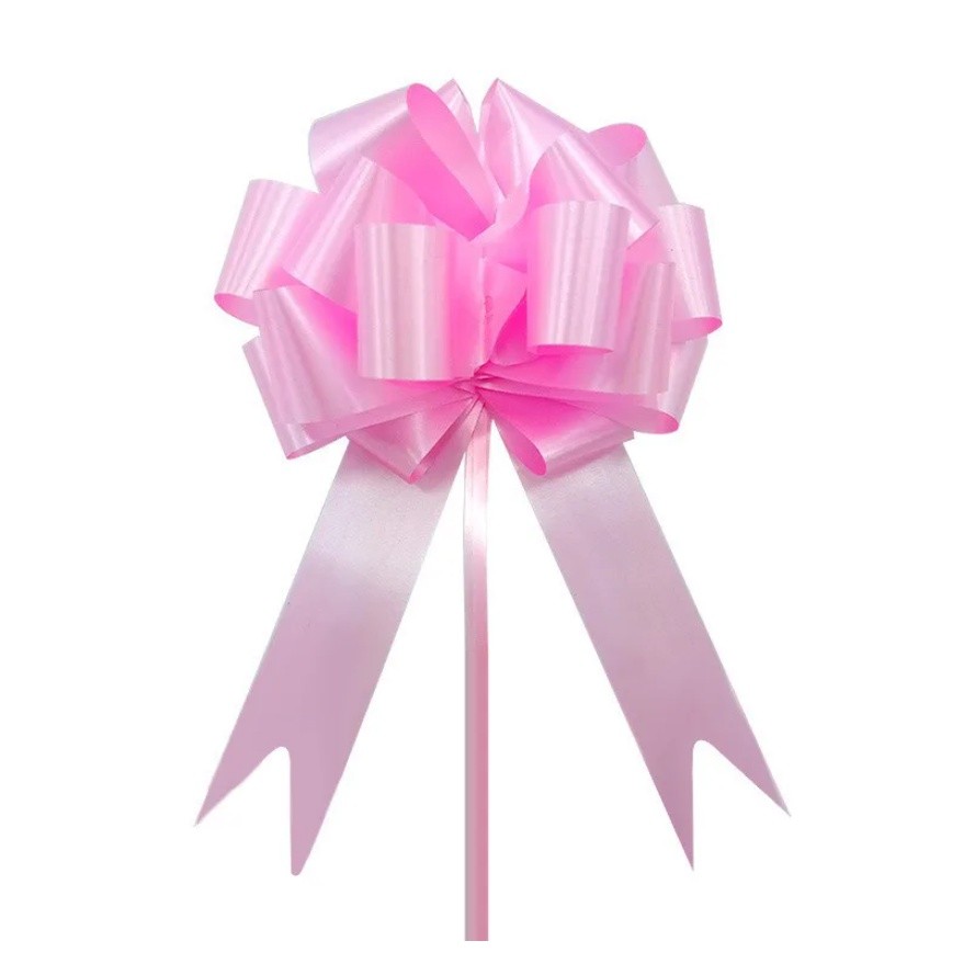 1pc Plastic Pull Bows for Gift Present Wrapping Christmas Bows for DIY Craft Box Baskets Decorations 立体球花手拉花(2769L) - Image 18