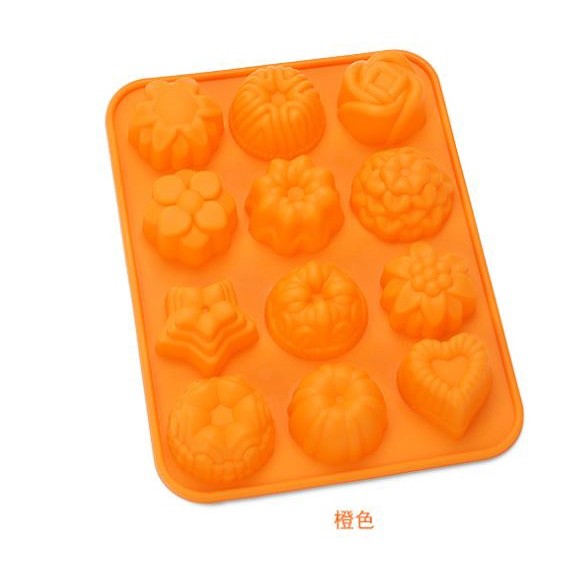 1pcs Cake Baking Mould Flower Shaped Silicone Mould DIY Handmade Candle Soap Moulds Mold Cake Baking Soap Molds (2387L) - Image 14