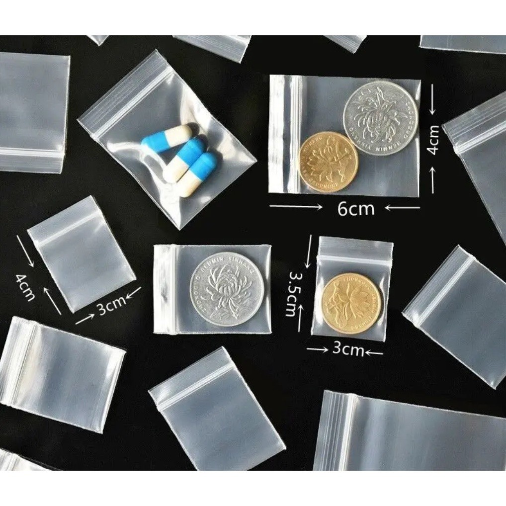 100pcs 4x6cm Plastic Sealing Bags Thicken Clear Resealable Zipper Lock Mini Bag Storage Jewelry Nuts Fresh 透明自封袋(2701L) - Image 7