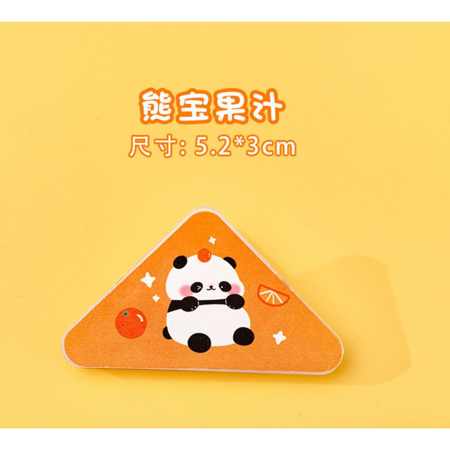 1pc Cute Mini Creative Storage Triangle Clip Bill File Book Paper Corner Binder Clip Office School Student 便签夹子(2783L) - Image 11