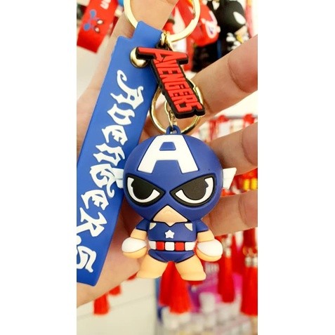 Creative and Exquisite Cartoon Marvel Anime Spider Man Batman Pendant Keychain Holder Keychain Car Keychain (2727L) - Image 15