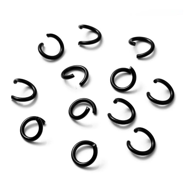 20pcs 8mm open Jump Rings Split Rings Connectors for DIY Jewelry Findings Making bracelet necklace earring (2502L) - Image 5