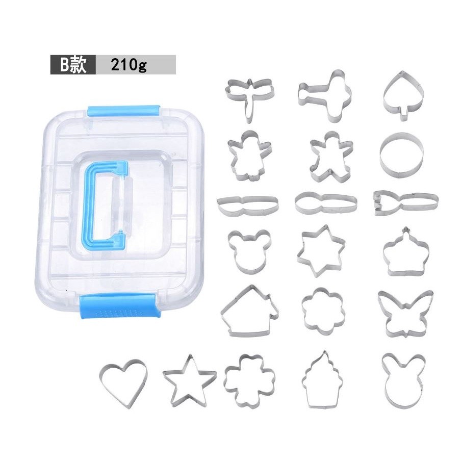 20pcs/set Biscuit Mould Stainless Steel Cake Tool Cookie Mould Fondant Stamps Cutters Specialized (2459L) - Image 7