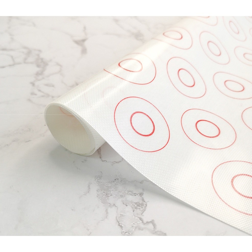 Silicone Macaron Baking Mat - for Bake Pans - Macaroon/Pastry/Cookie Making - Professional Grade Nonstick硅胶防滑揉面垫(2737L) - Image 7